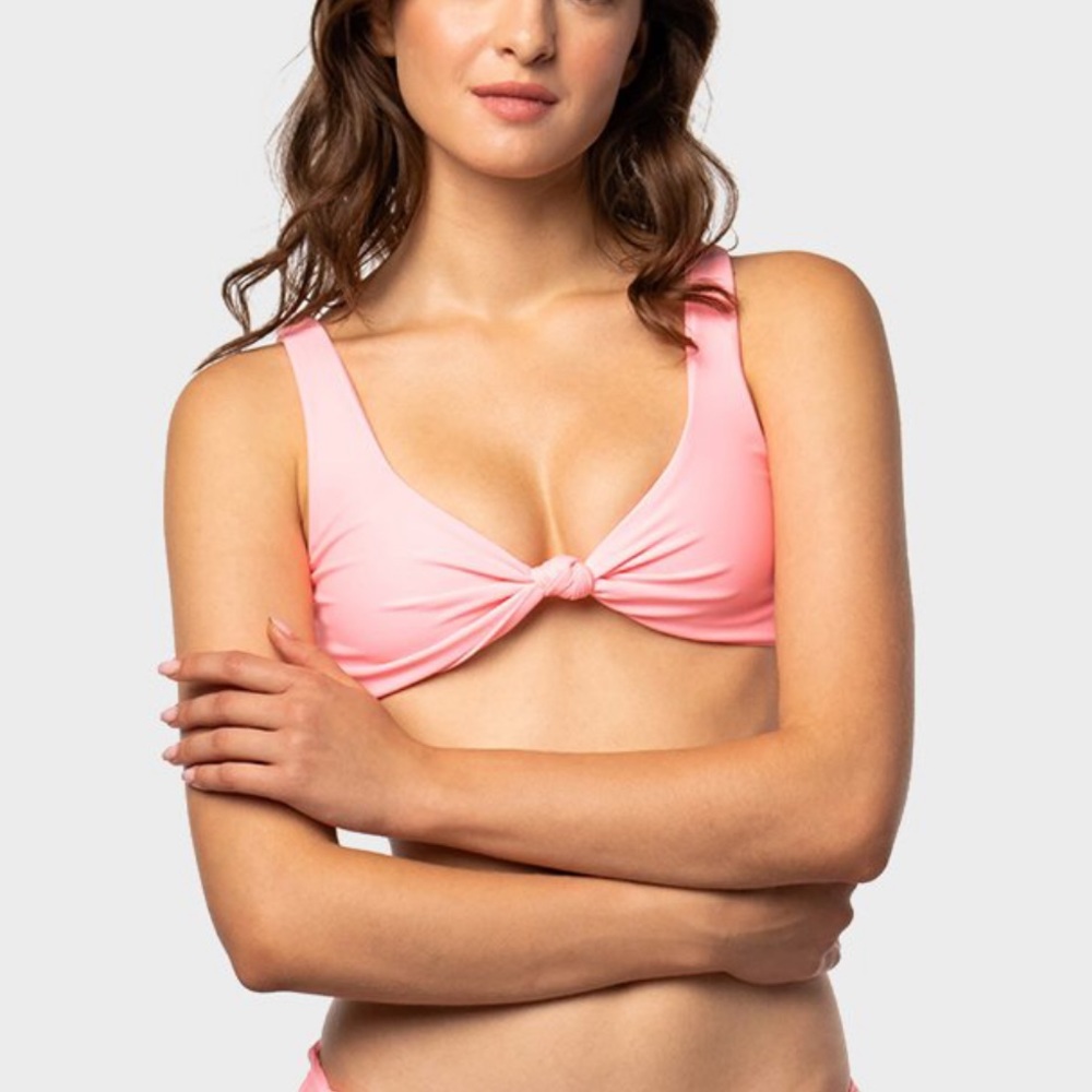 Blackbough Bikini Top - Cleo Candy Pink
